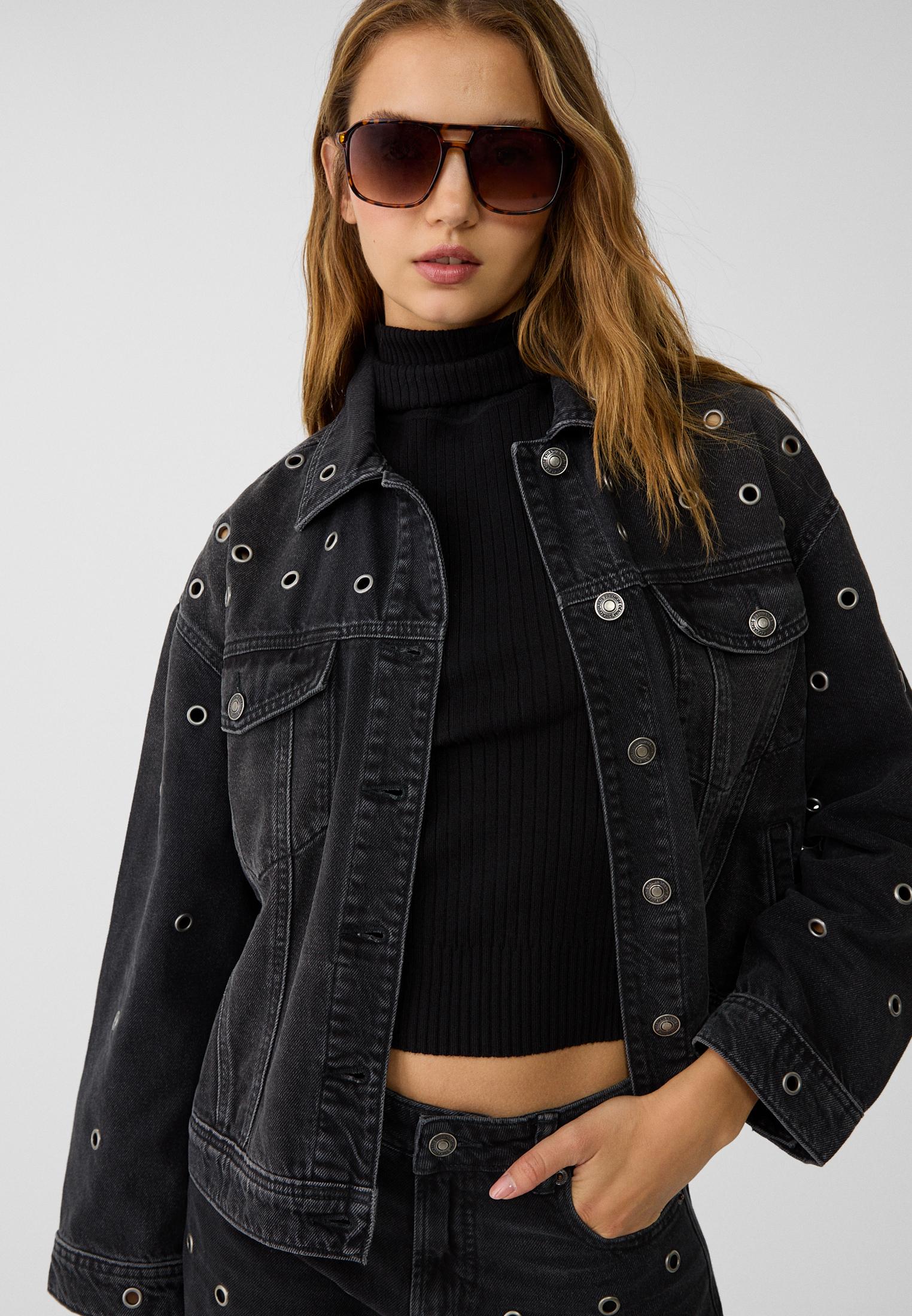 Denim jacket stradivarius best sale