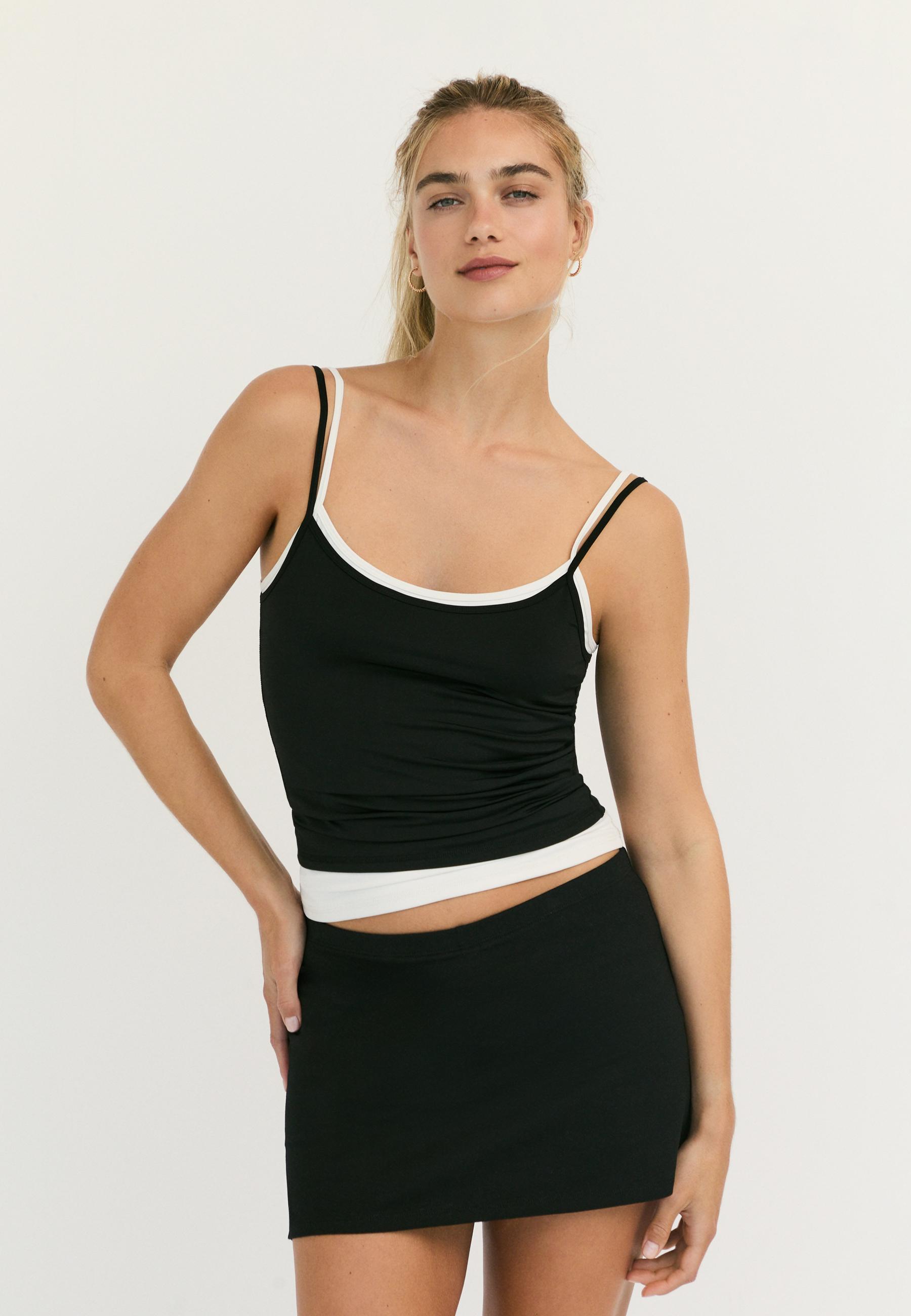 Basic tank top — Black