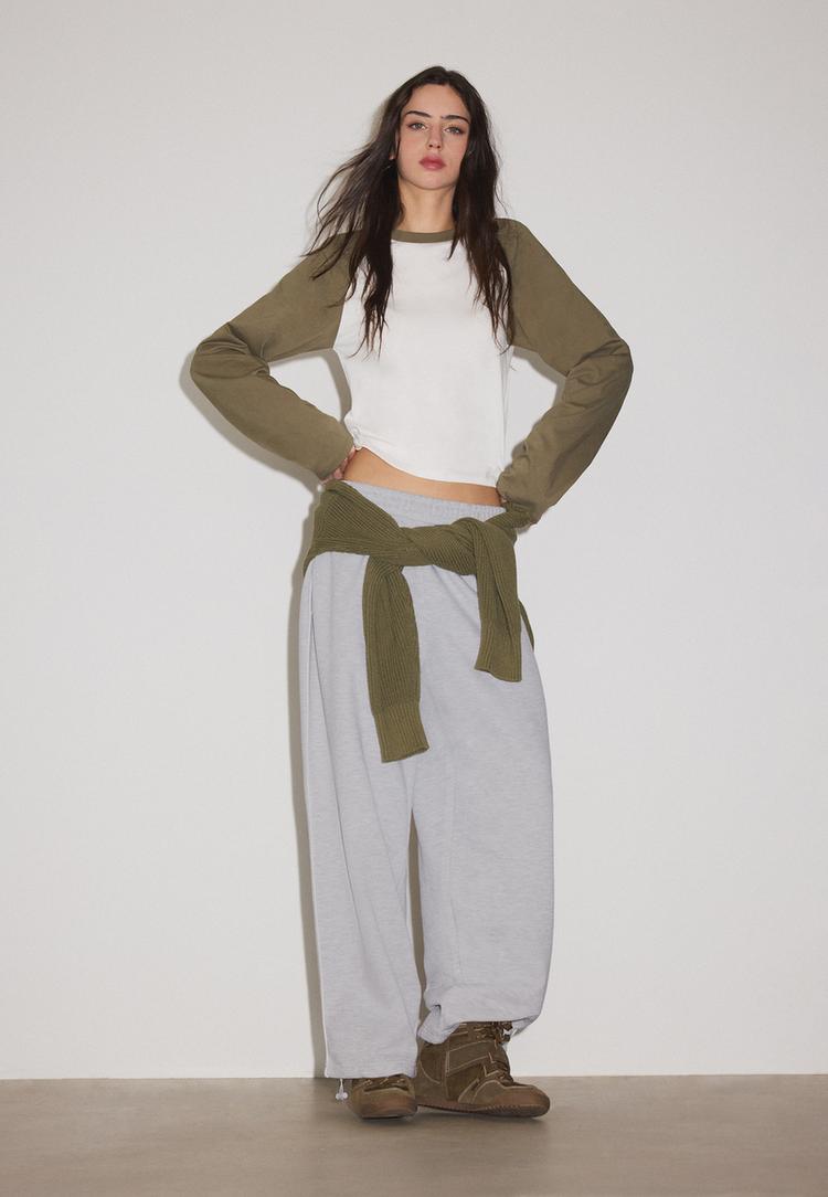 Stradivarius – Joggerbyxor Med Stopper