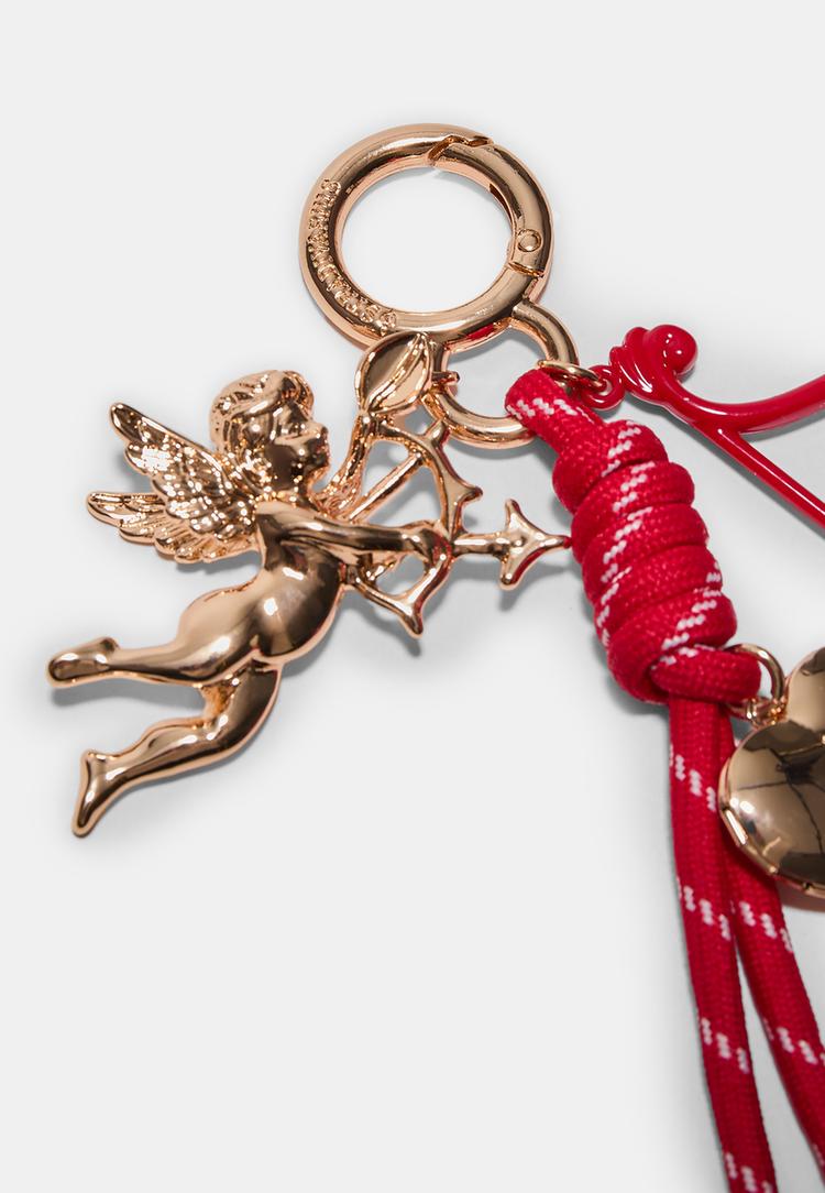 Stradivarius Μπρελόκ Charm Έρωτας Κόκκινο Os φωτογραφία