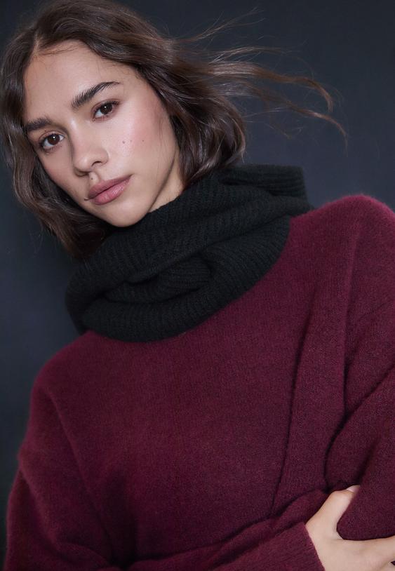 Stradivarius Alap Kötött Balaclava 0-001 Os