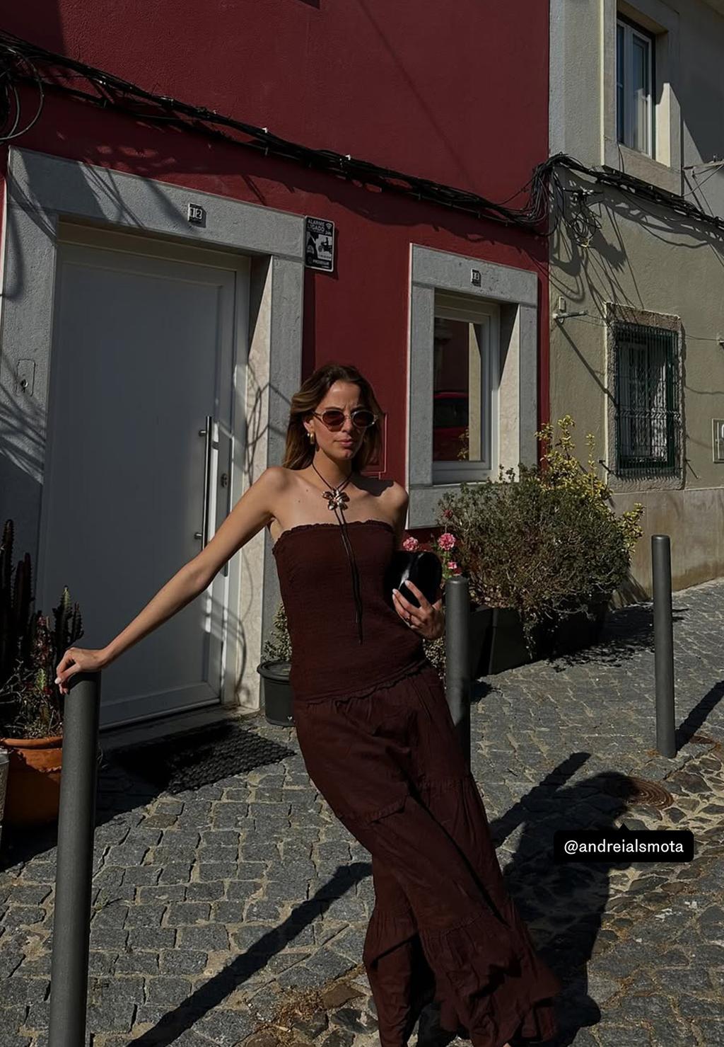 Robe midi fluide