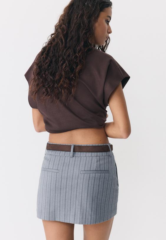 Мини Пола-Панталон С Колан