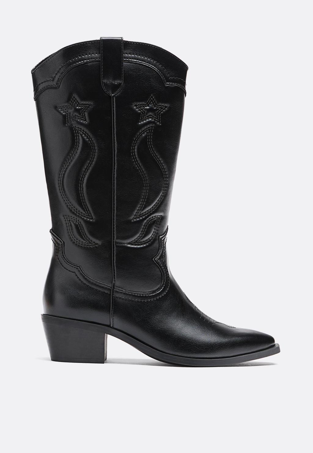 Stivali cowboy con tacco