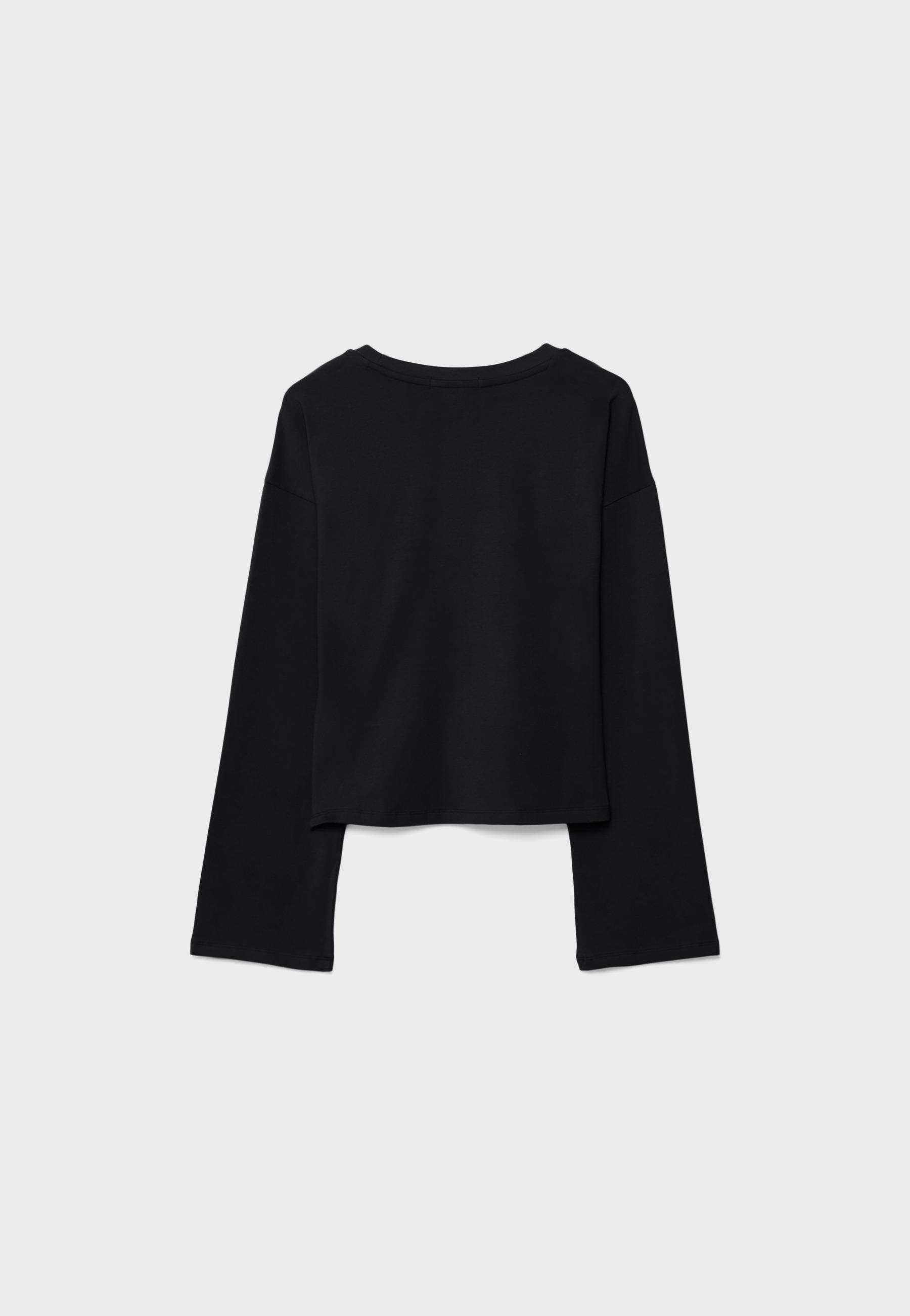 Kimono sleeve T-shirt — Black