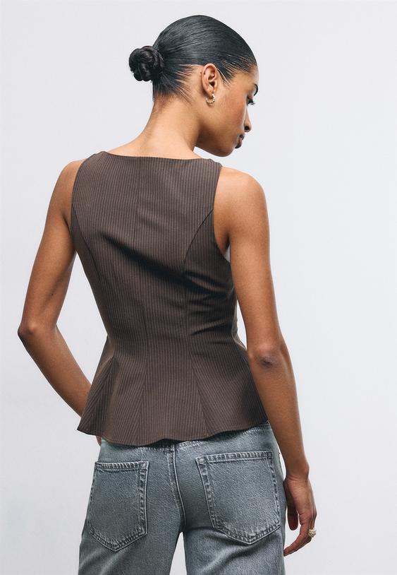 top basque sans manches