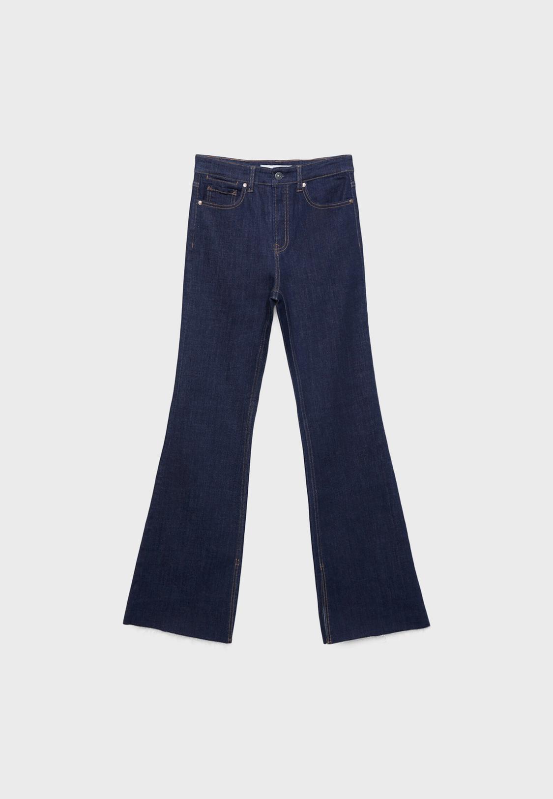 Jeans Flare Guida Alle Taglie Jeans Stradivarius D74 Jeans Campana Con  Spacco