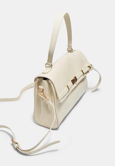 Medium belt crossbody bag — Ecru 4