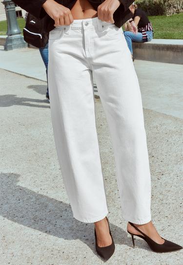 D80 Barrel fit jeans — Vanilla 3