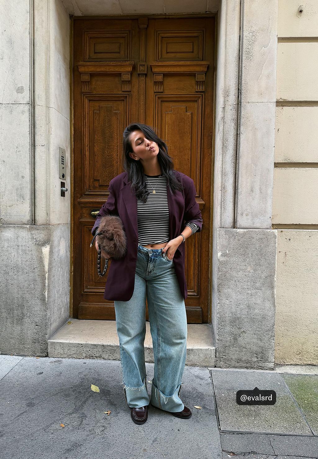 Bolso bombonera efecto pelo cadena