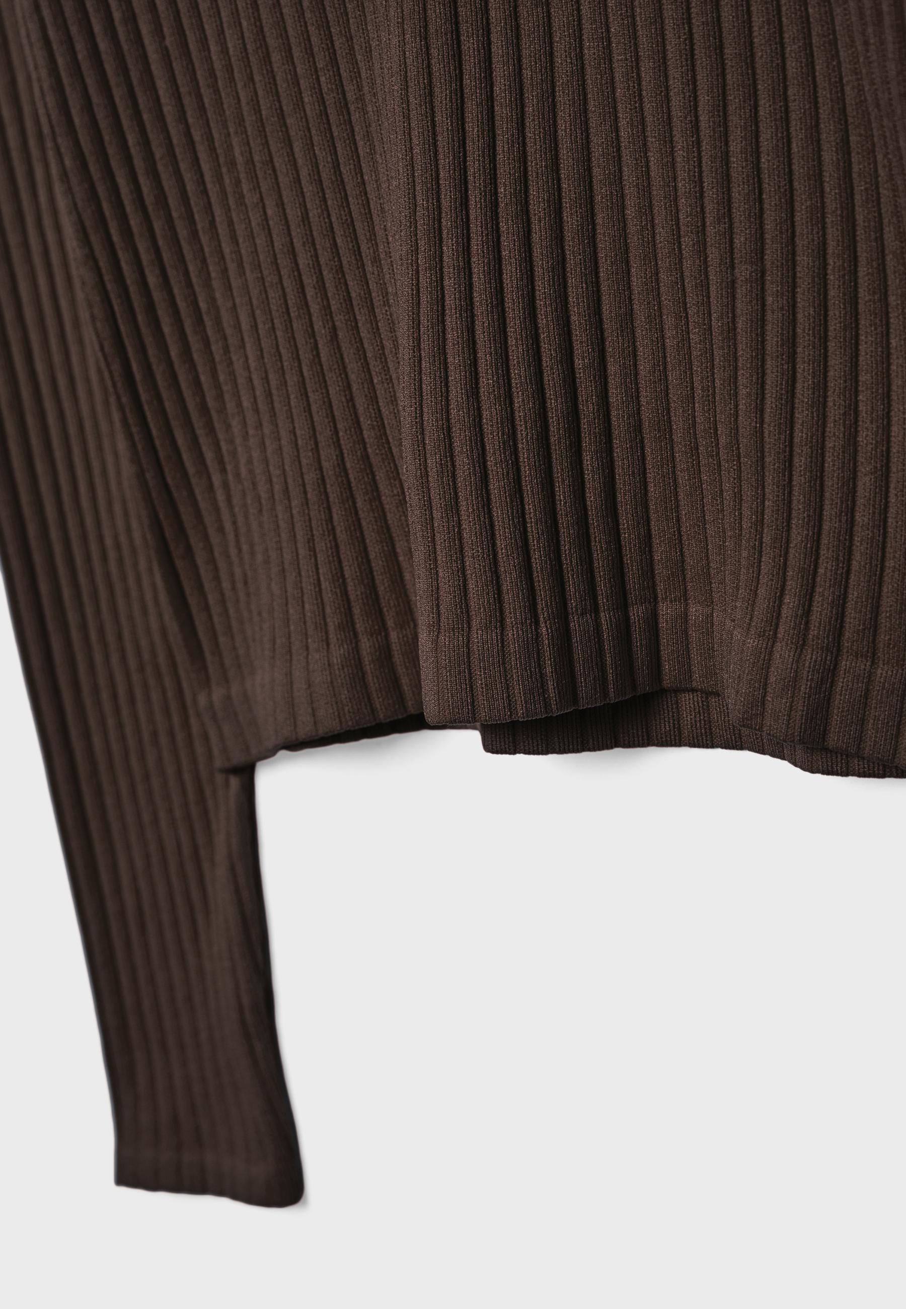 Seamless polo T-shirt — Brown