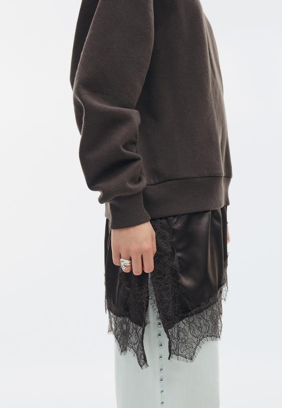 Sportska Majica Sa Satenastim Porubom