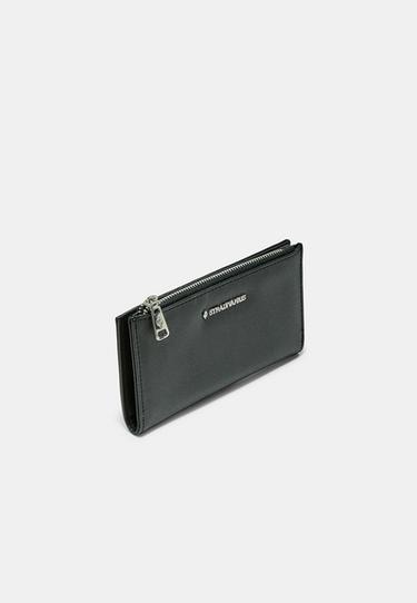 Basic zip-up purse — Black 3