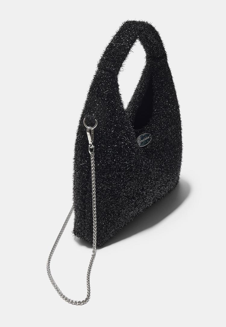 bolso de mano brillo