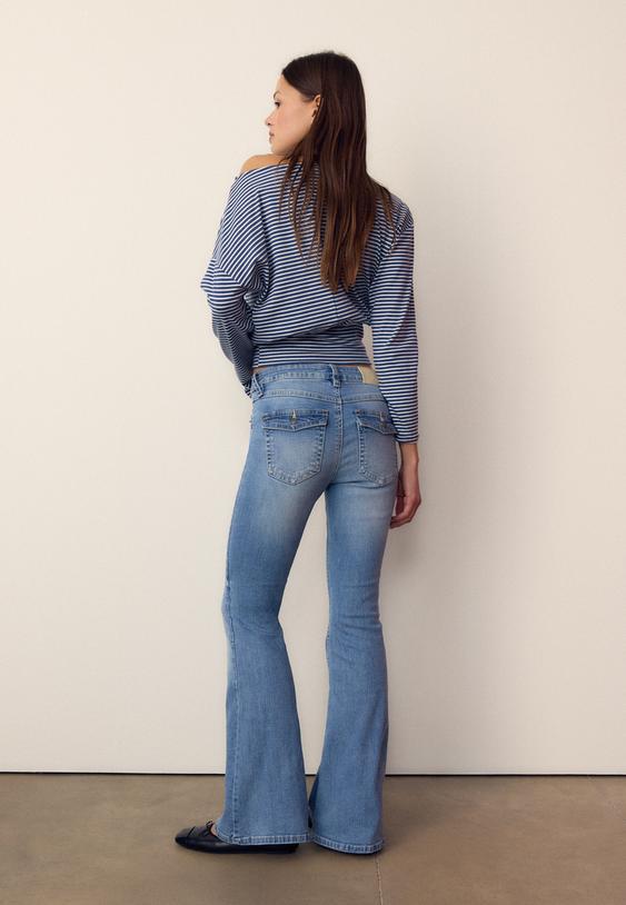 camiseta manga larga cuello barca fajin rayas