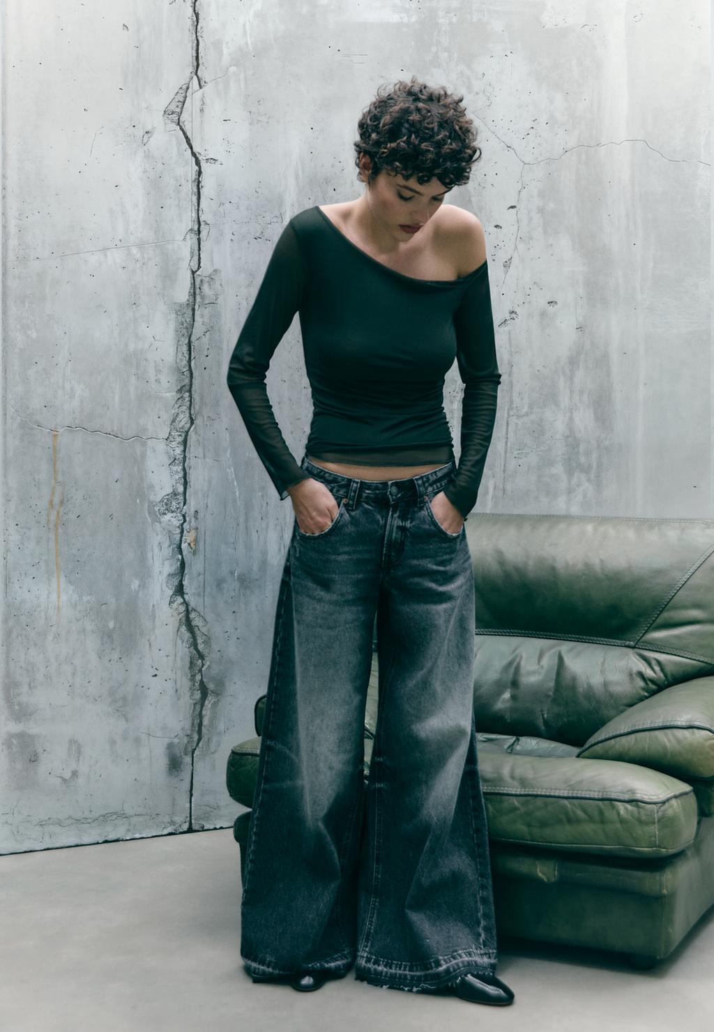 D66 Jeans super wide low waist