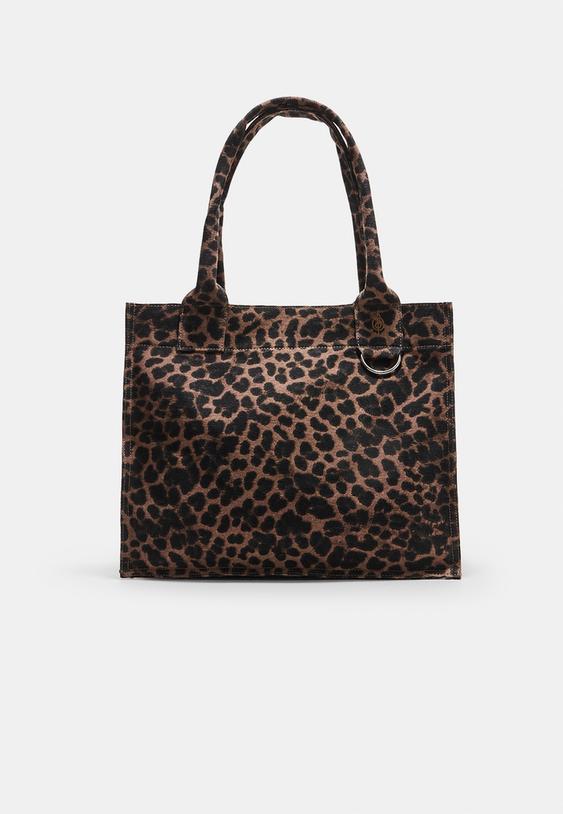 Desenli dokuma shopper çanta