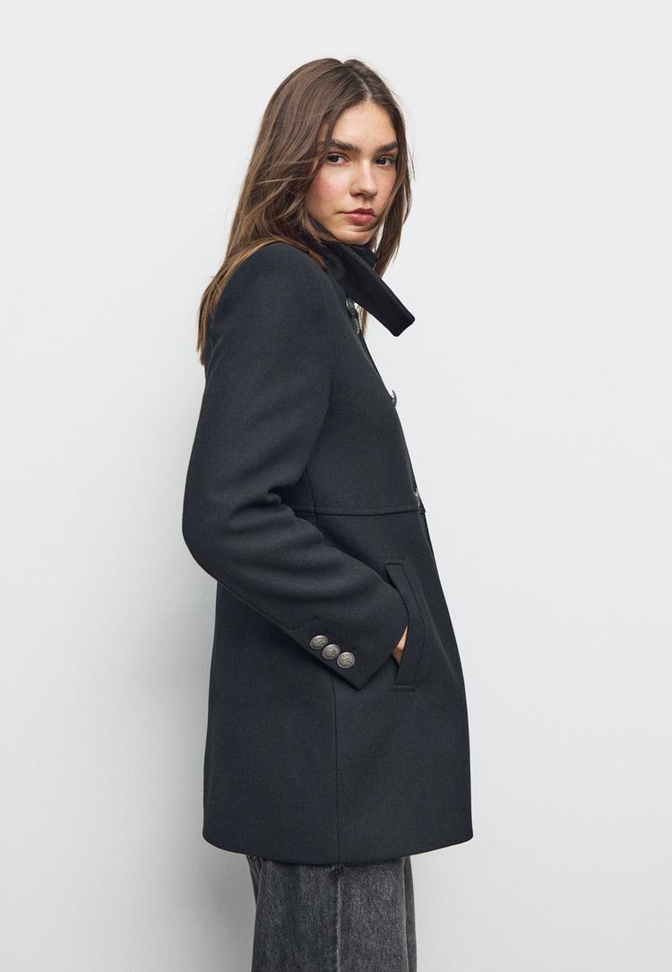 abrigo doble botonadura