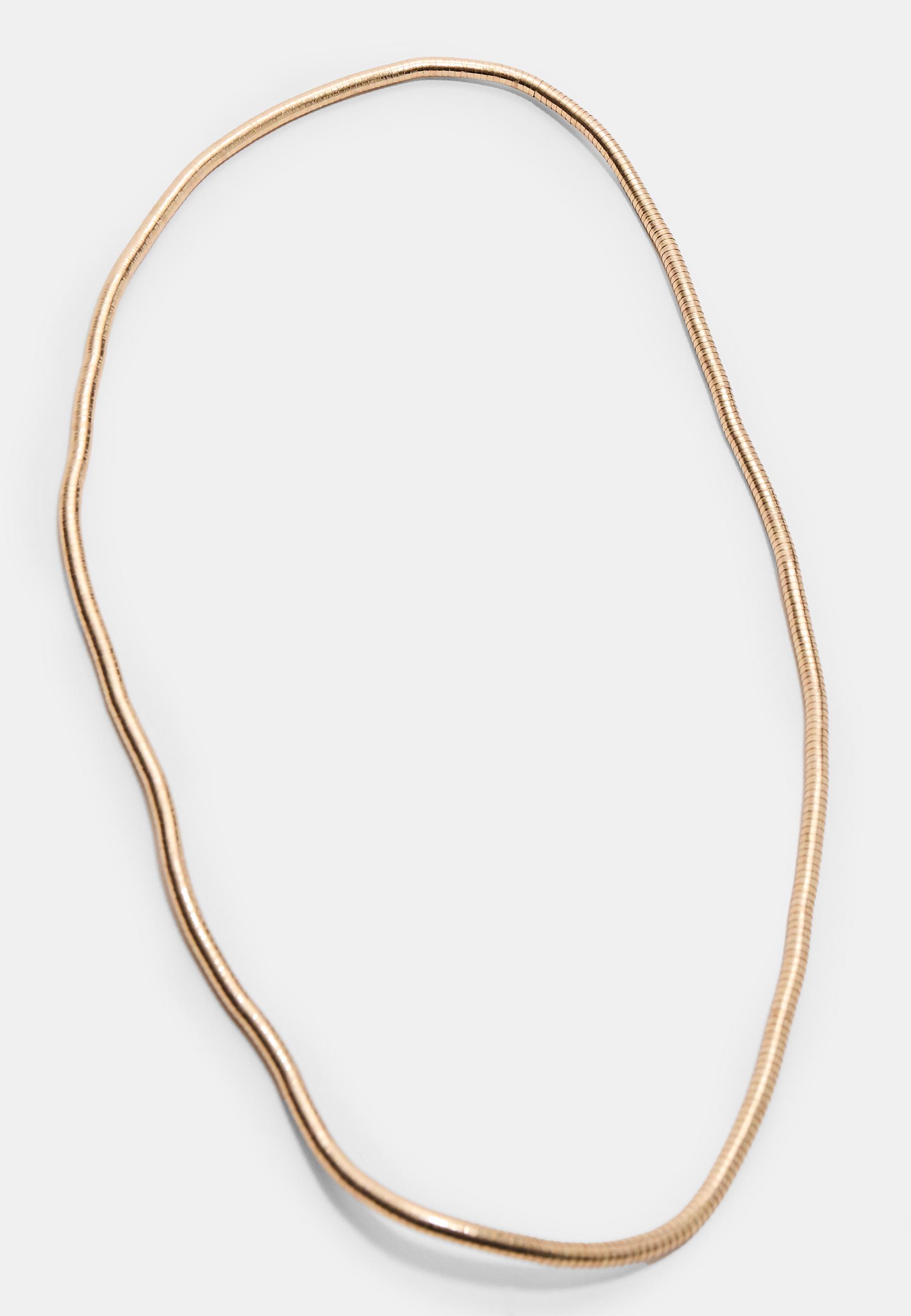 Flexible necklace — Gold