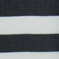 Camiseta polo oversize rayas