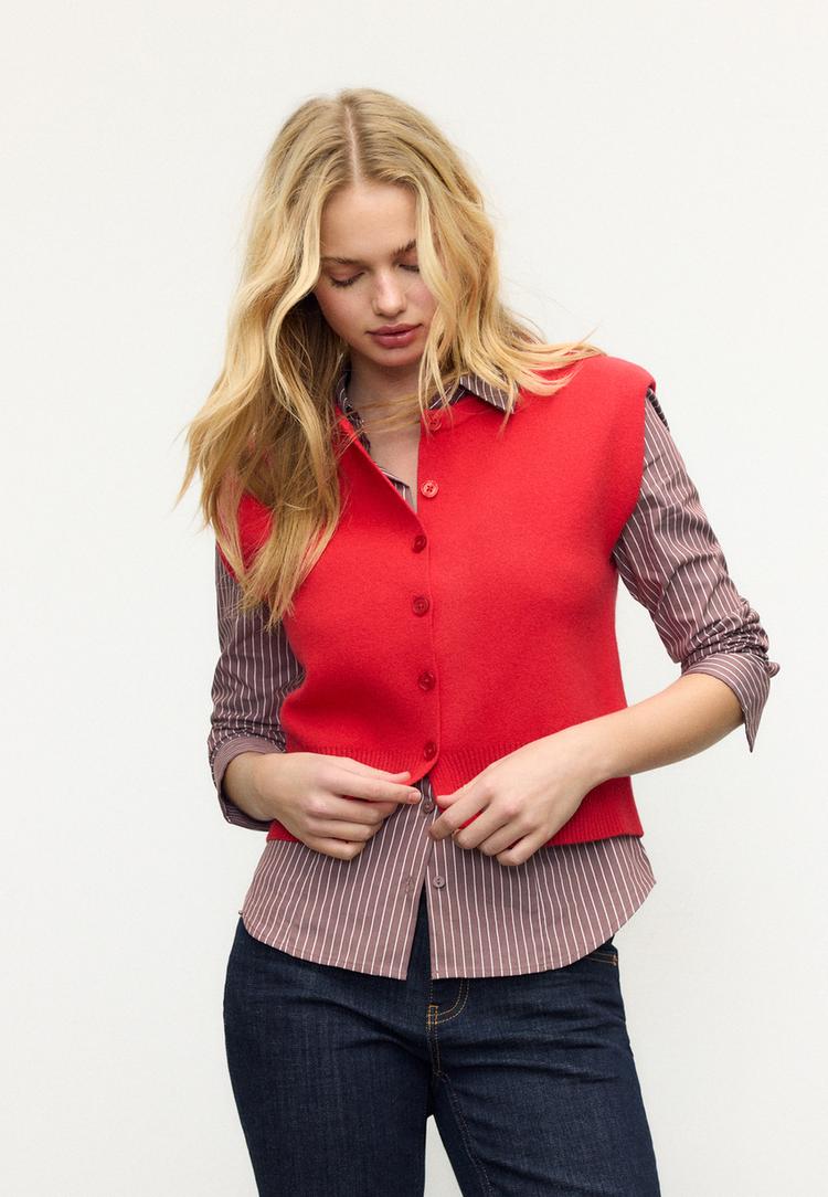 chemise basique fitted rayee