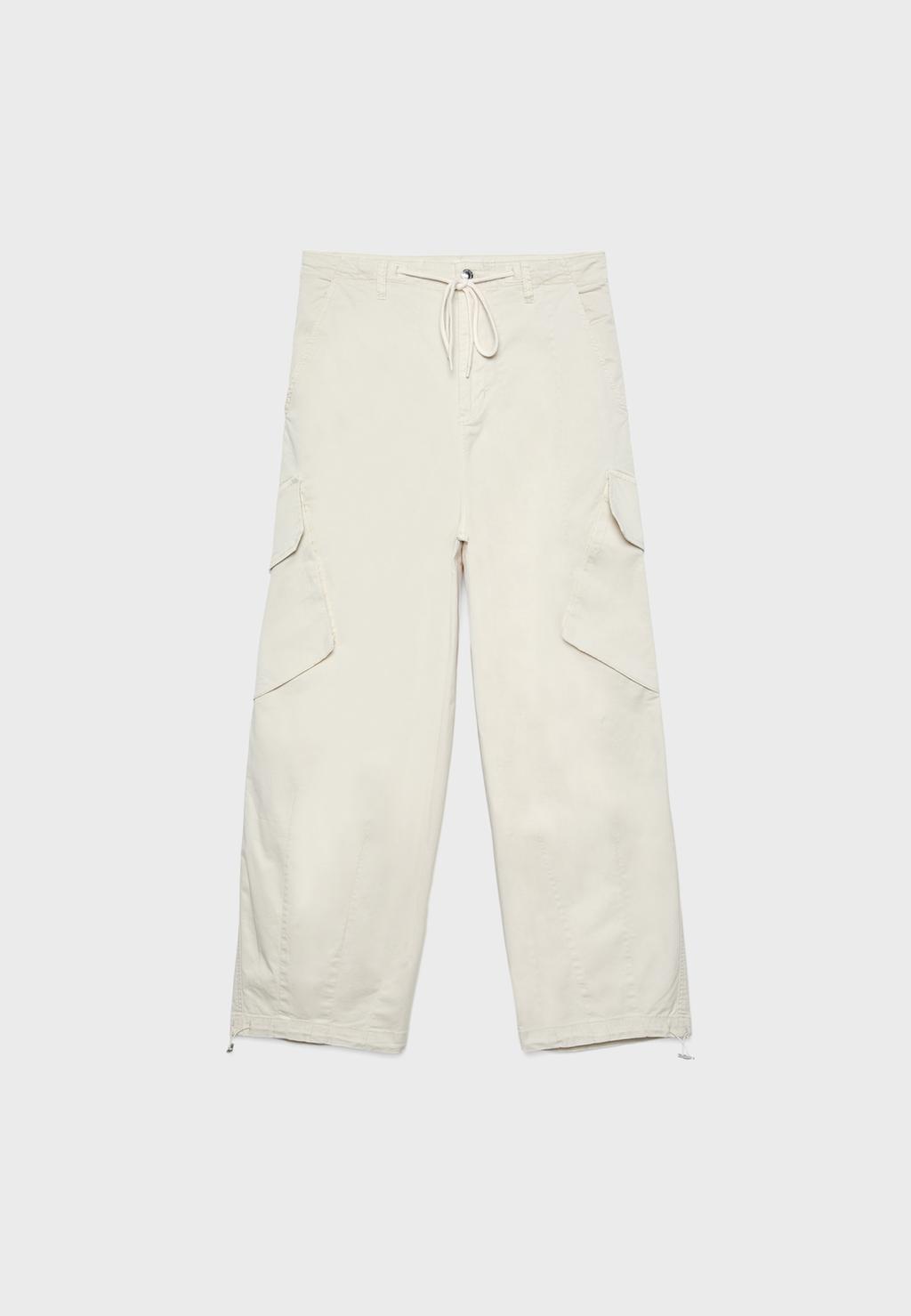 Pantalon barrel cargo ballon