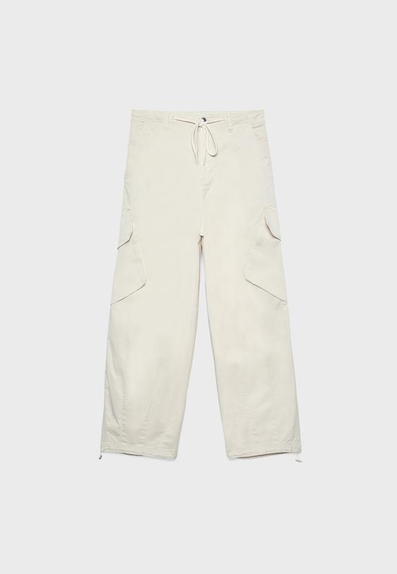 Barrel balloon fit kargo pantolon