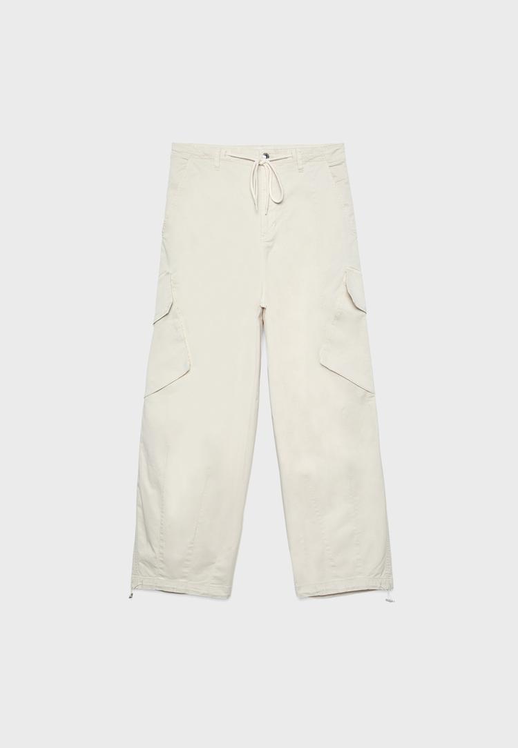 Barrel balloon fit kargo pantolon_0