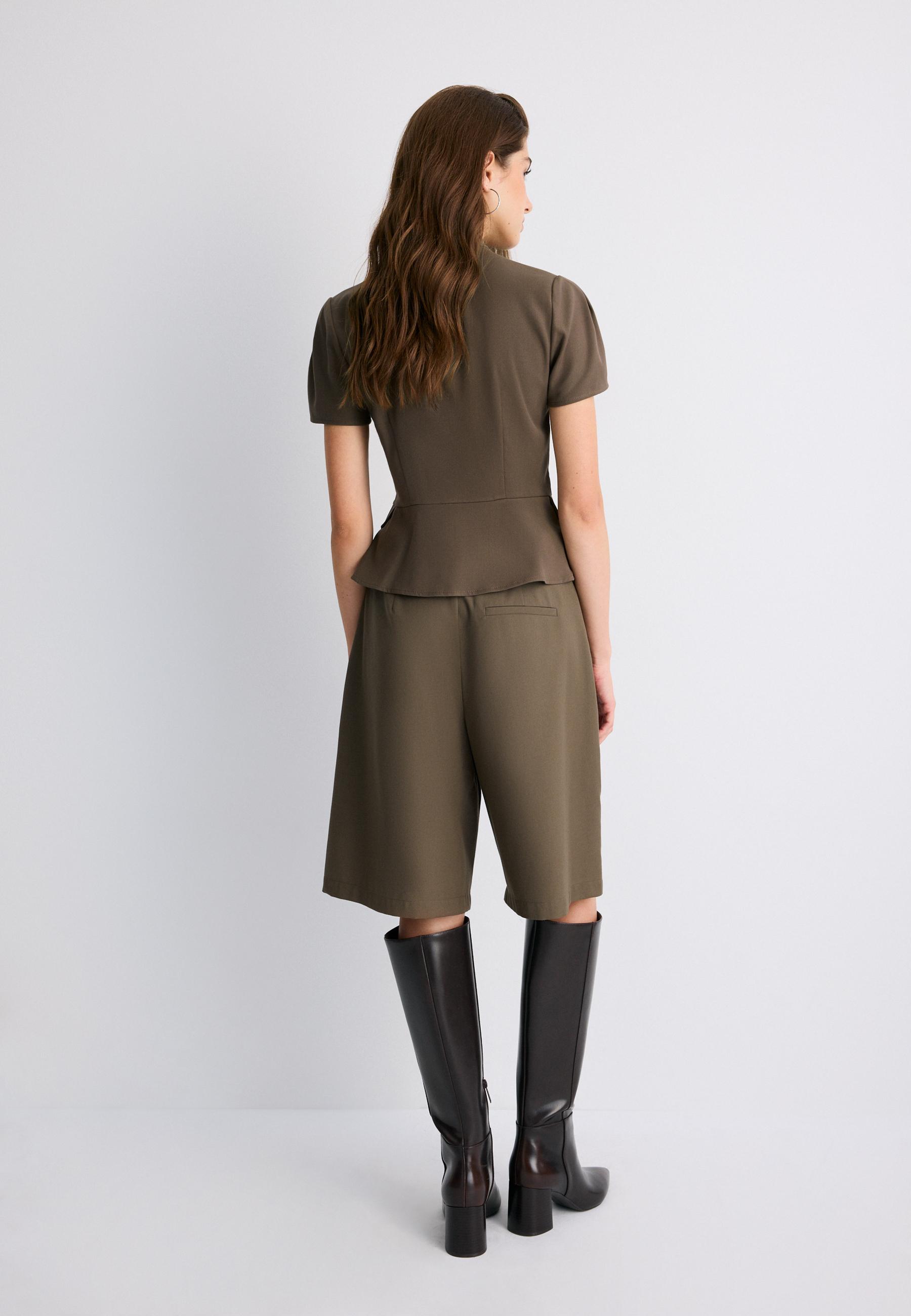 Brown heeled high boots — BROWN