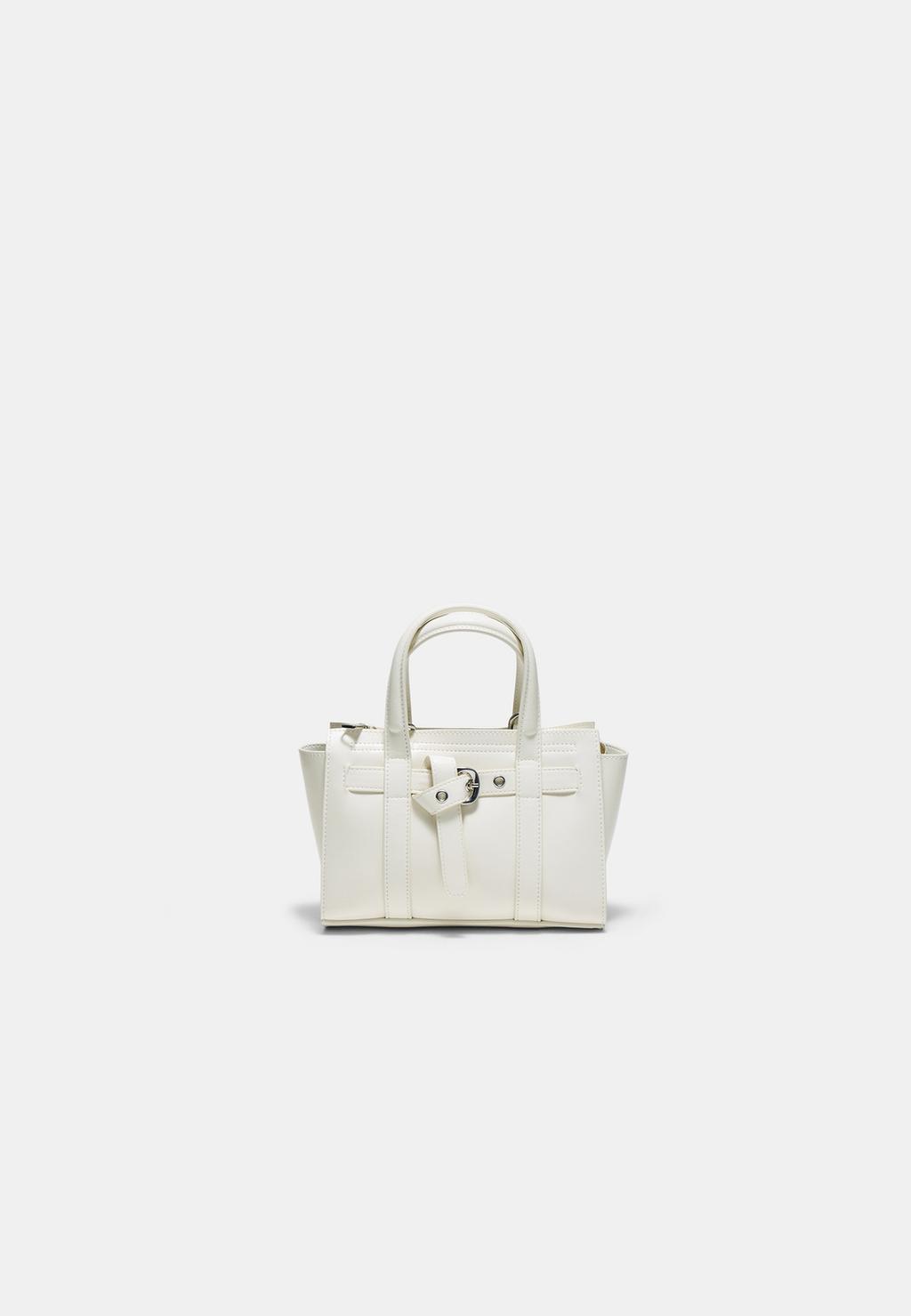 Mini Tote-Väska Med Spänne