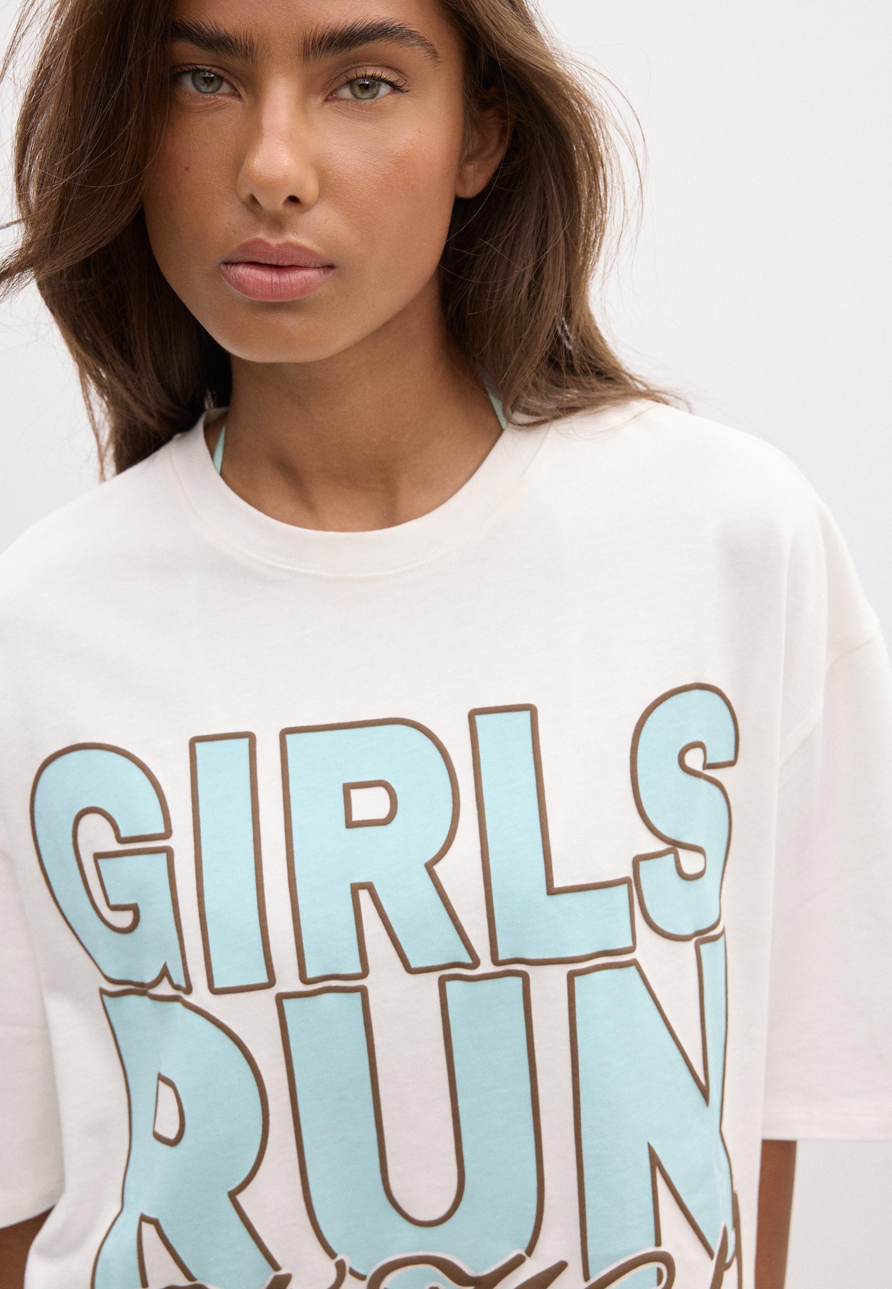 Positional short sleeve T-shirt — Pastel green