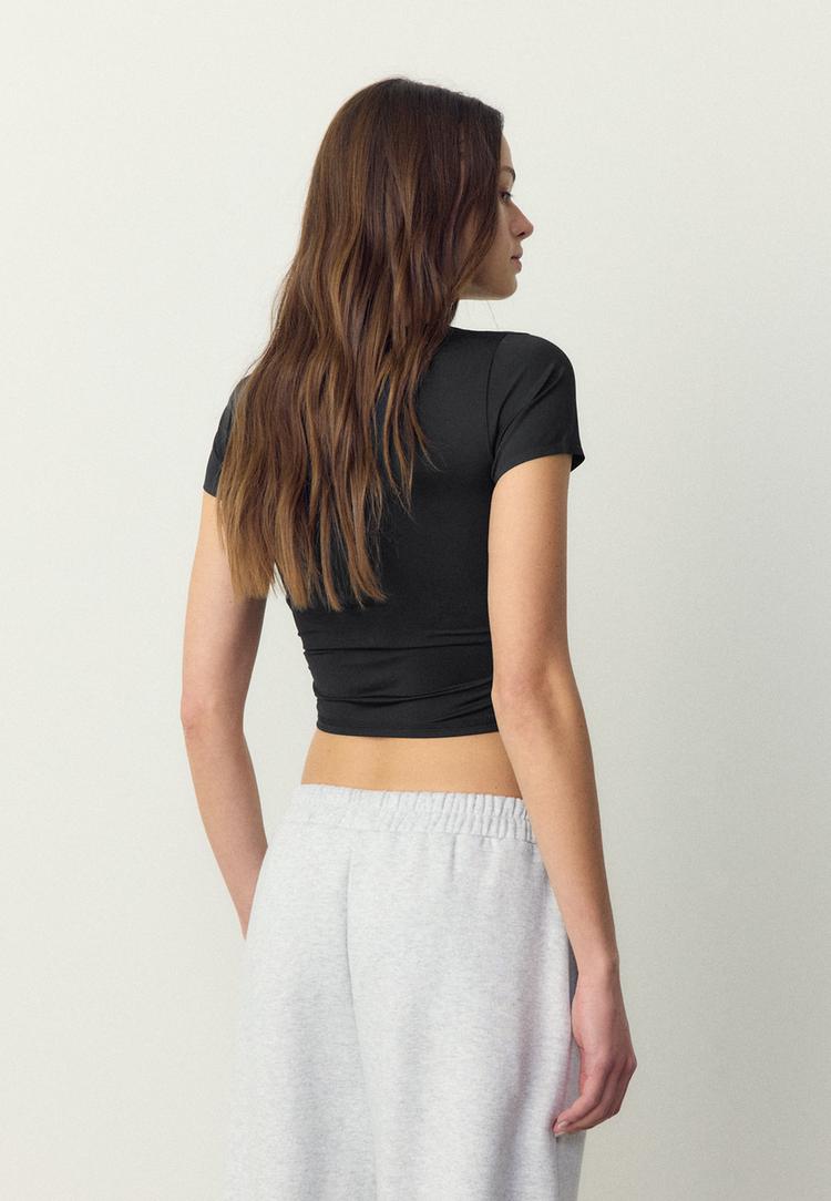 camiseta basica poliamida