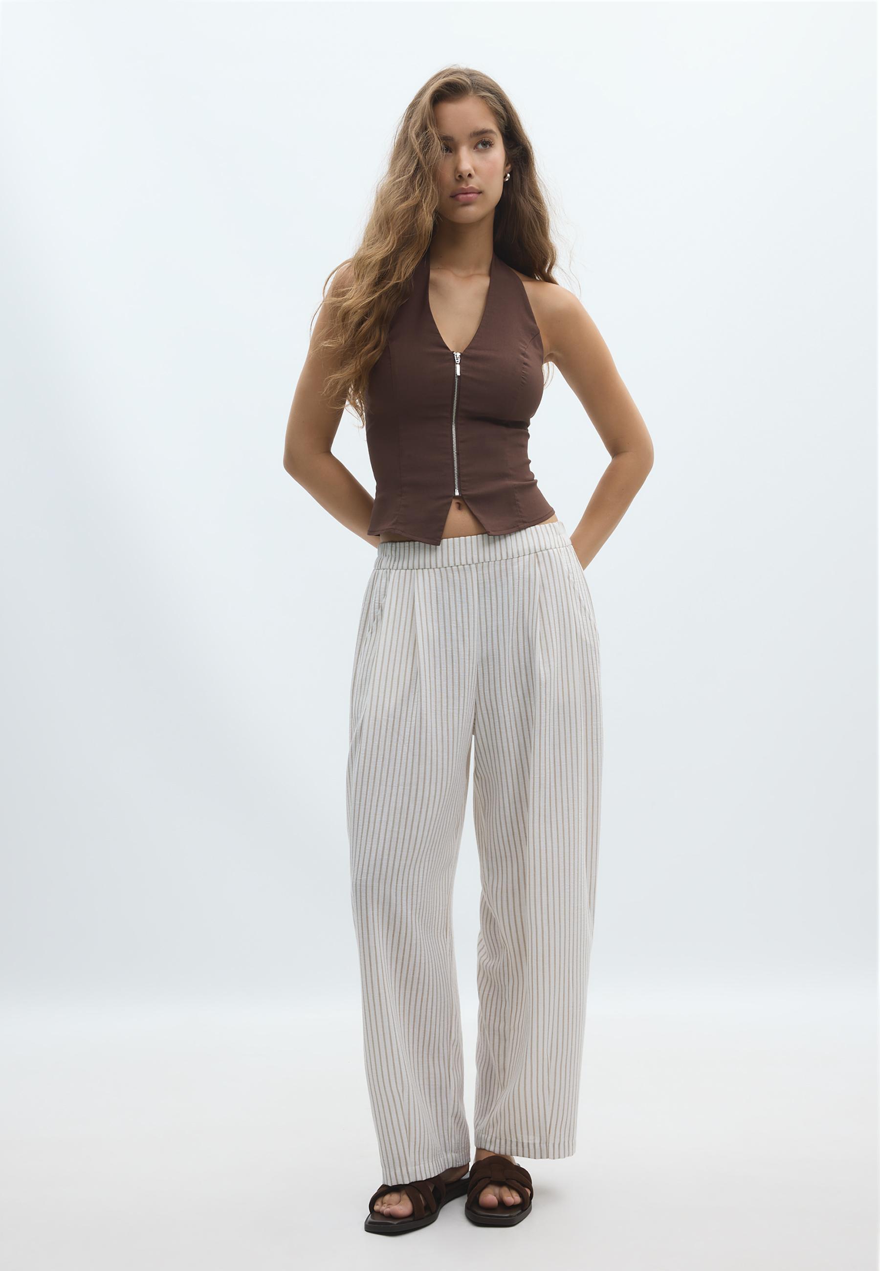 Bengalinden halter yaka üst - Görsel 5