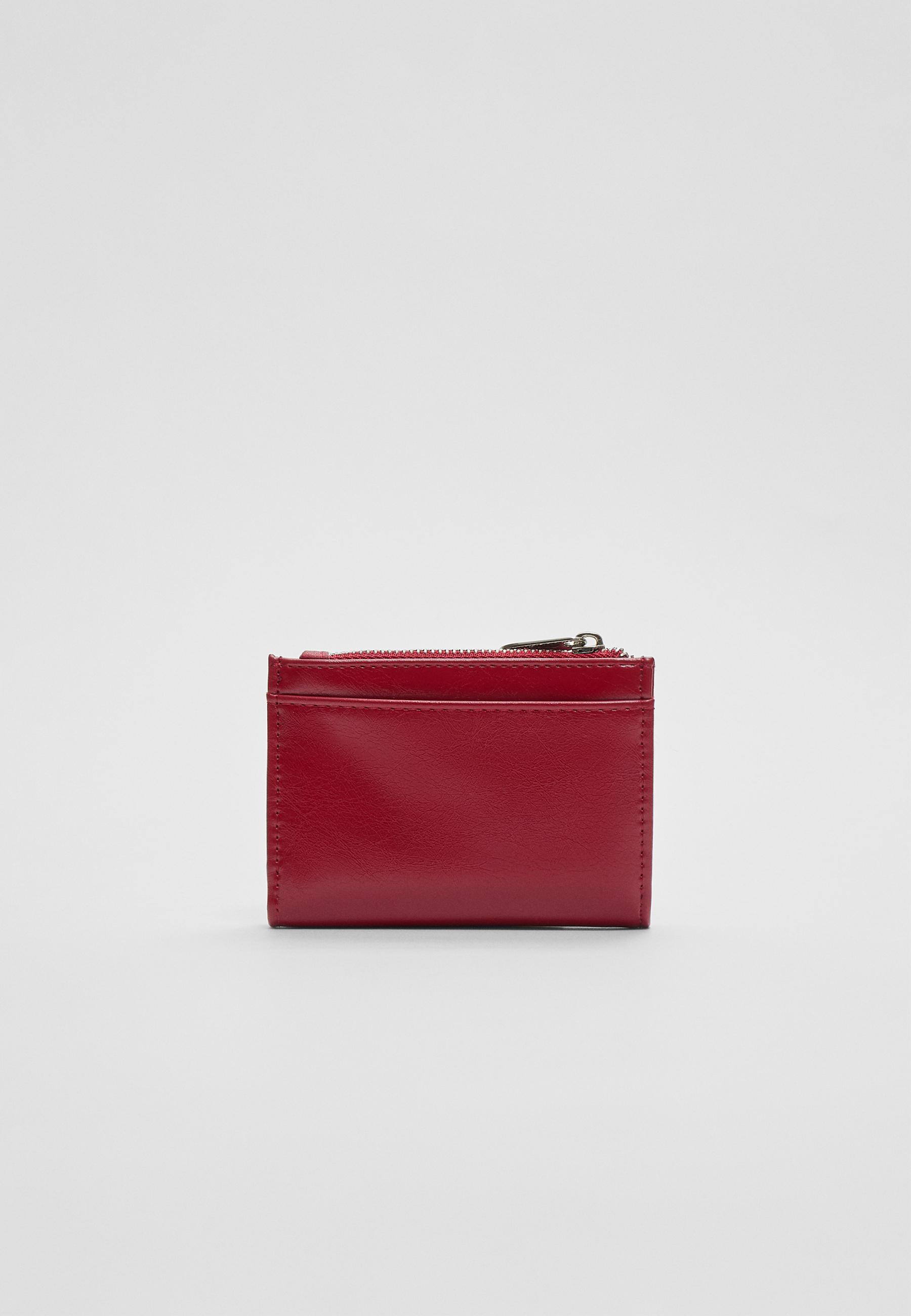 Stradivarius Basic fermuarlı kartlık