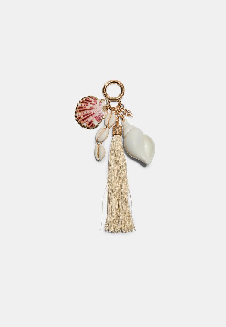 Stradivarius Μπρελόκ Charm Κοχύλι Χρυσαφί Os