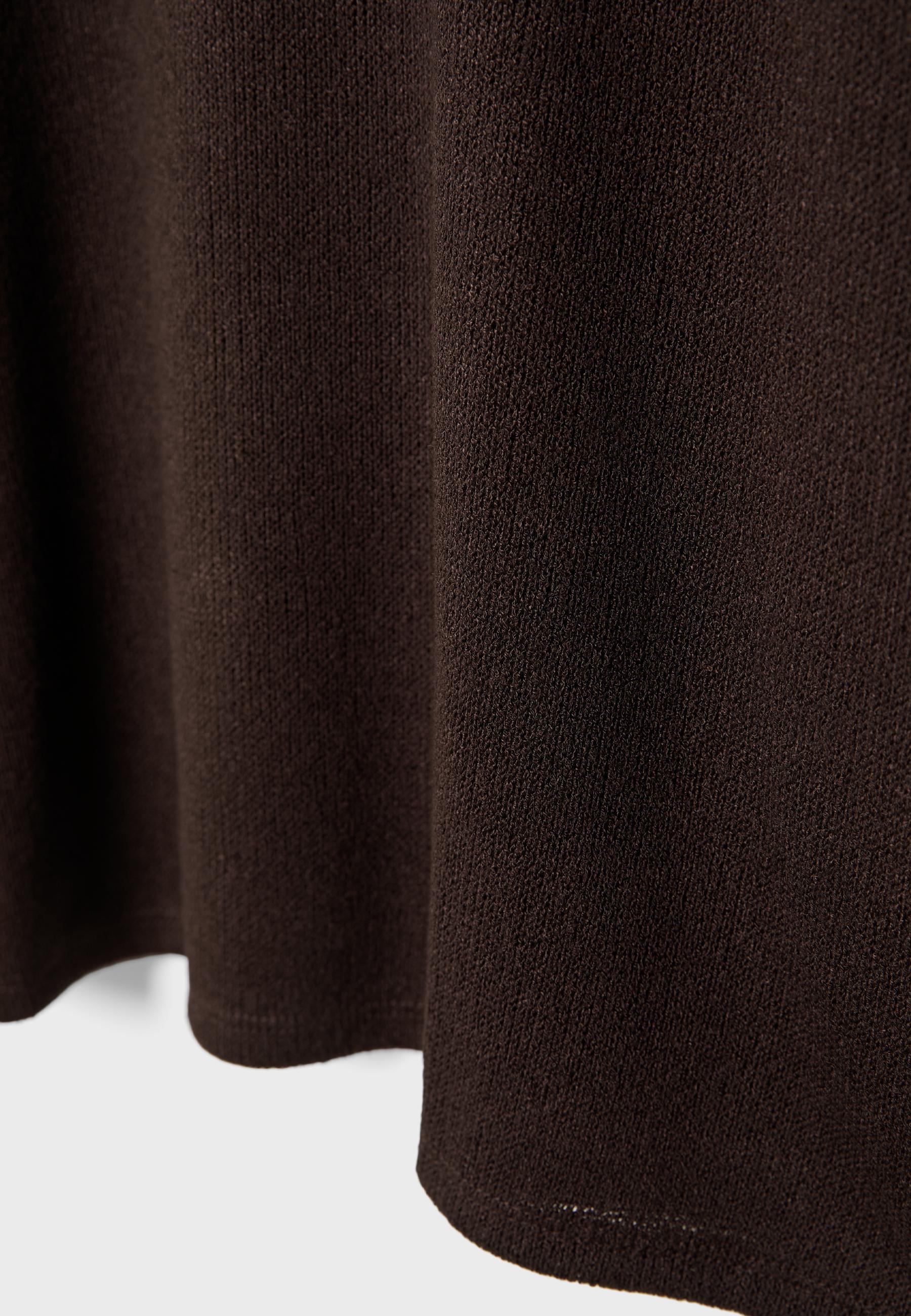 Rustic cape T-shirt — Brown