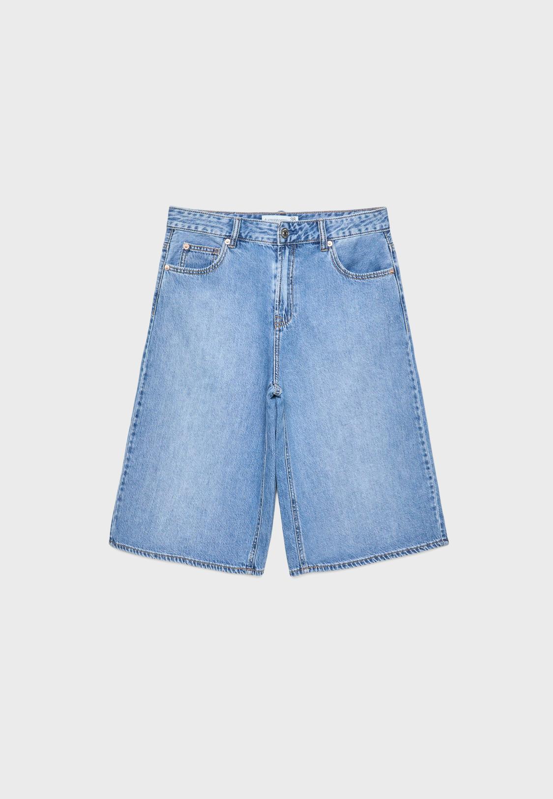 Denim Shorts D Fourteen Jeans Bermuda Jorts Women's Fashion