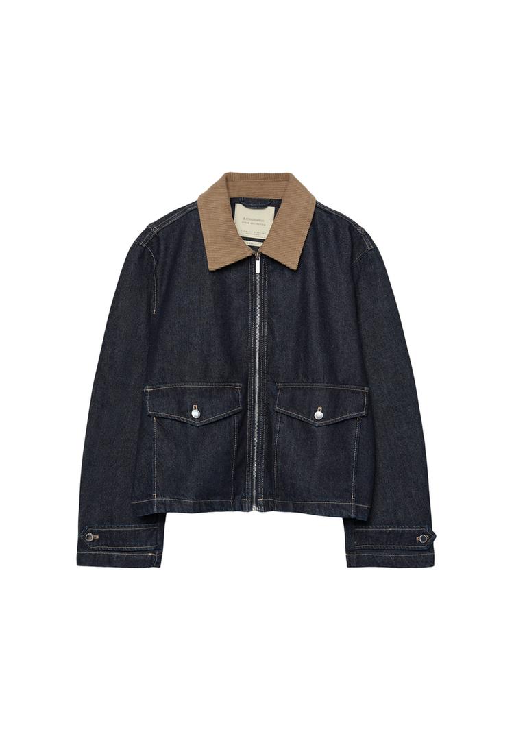 Fitilli kadife denim ceket_9