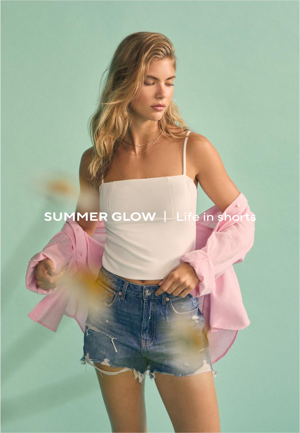D75 Short denim rotos