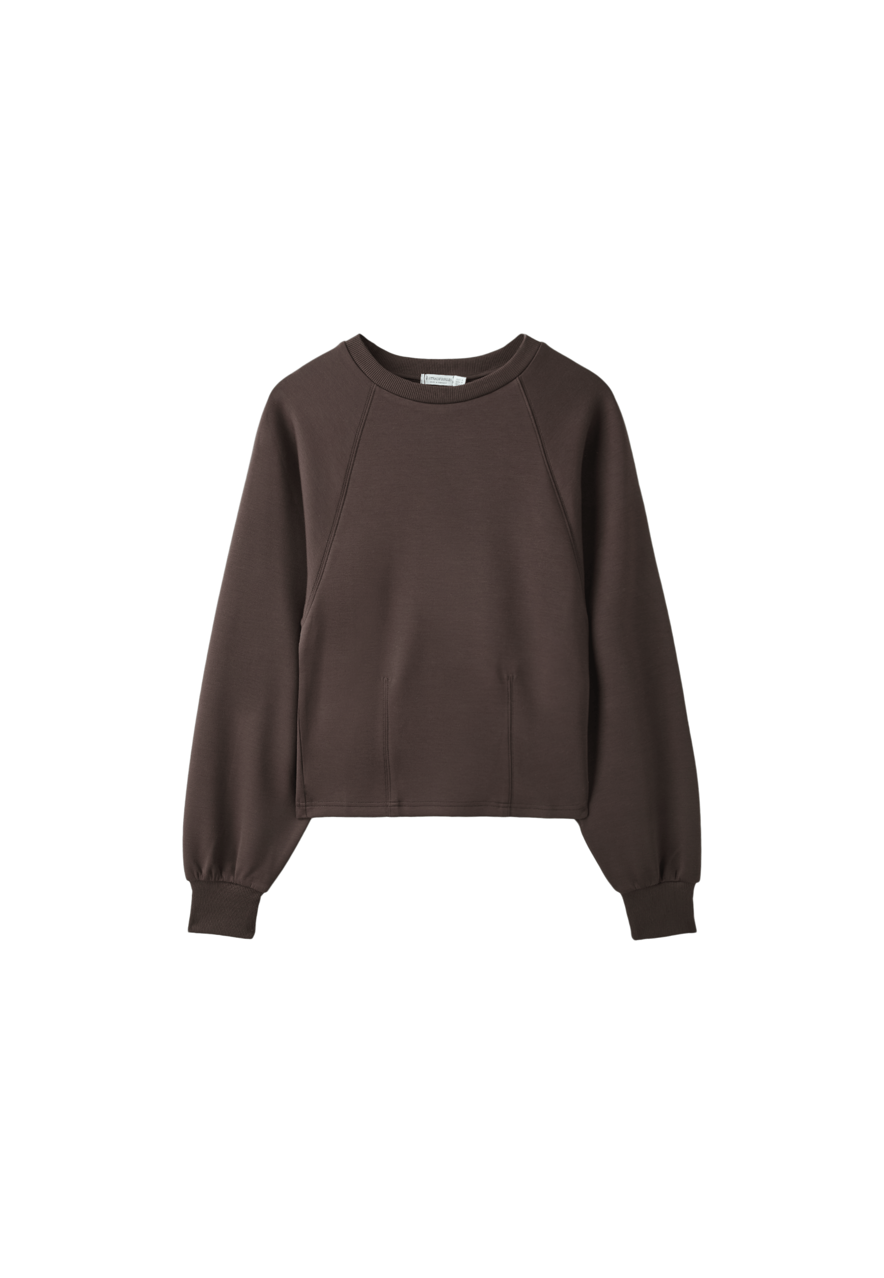 Stradivarius Yumuşak dokulu, beli oturan sweatshirt görsel 5