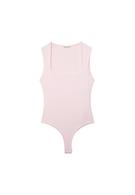 Kare yaka poliamid body - Görsel 21