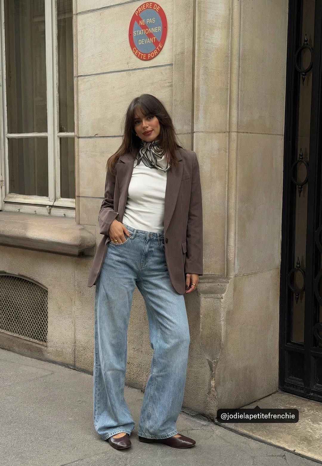 D92 Ripped straight wide-leg jeans — OVERDYED BLUE DENIM