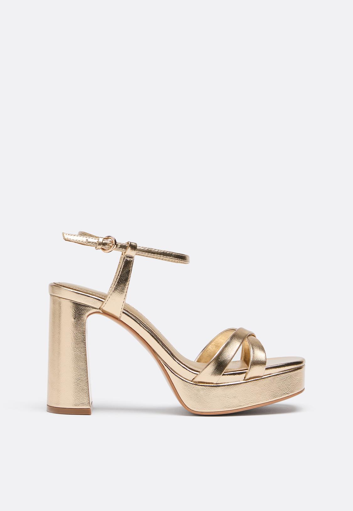 block heel with platform