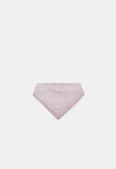 Triangle bandana — Pastel pink 2