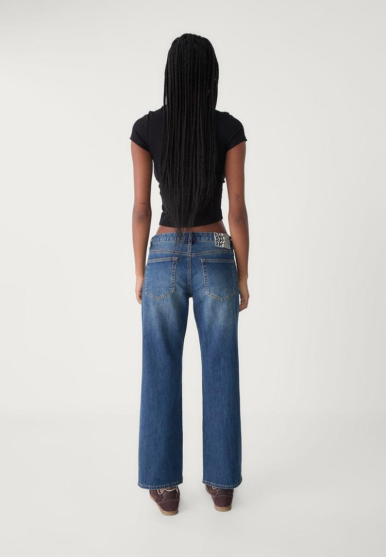 jeans straight fit cropped