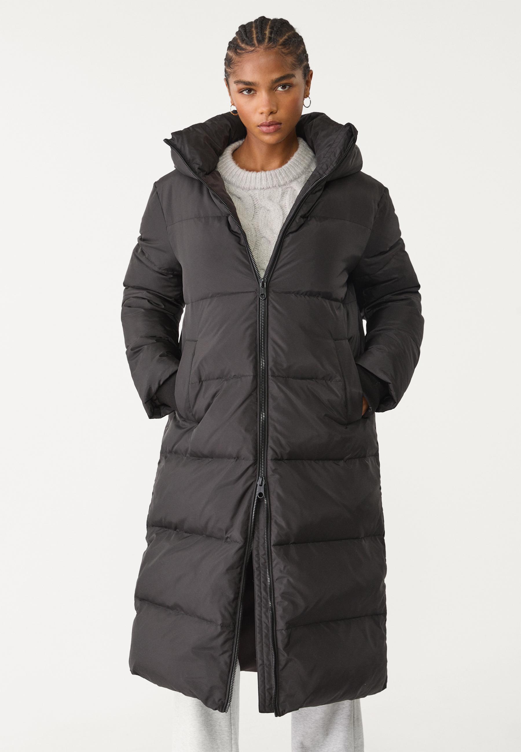 MOUSSY　REVERSIBLE PUFFER LONG コート　size1 Amazon.com: Women Winter Knee Length Puffer Coats with