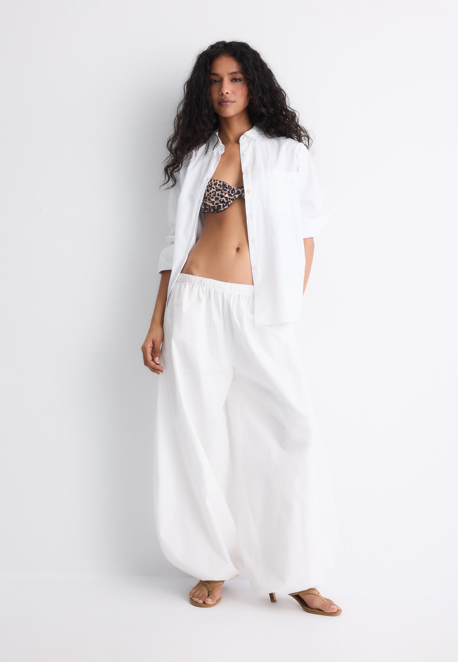 Basic cepli poplin gömlek - Görsel 3