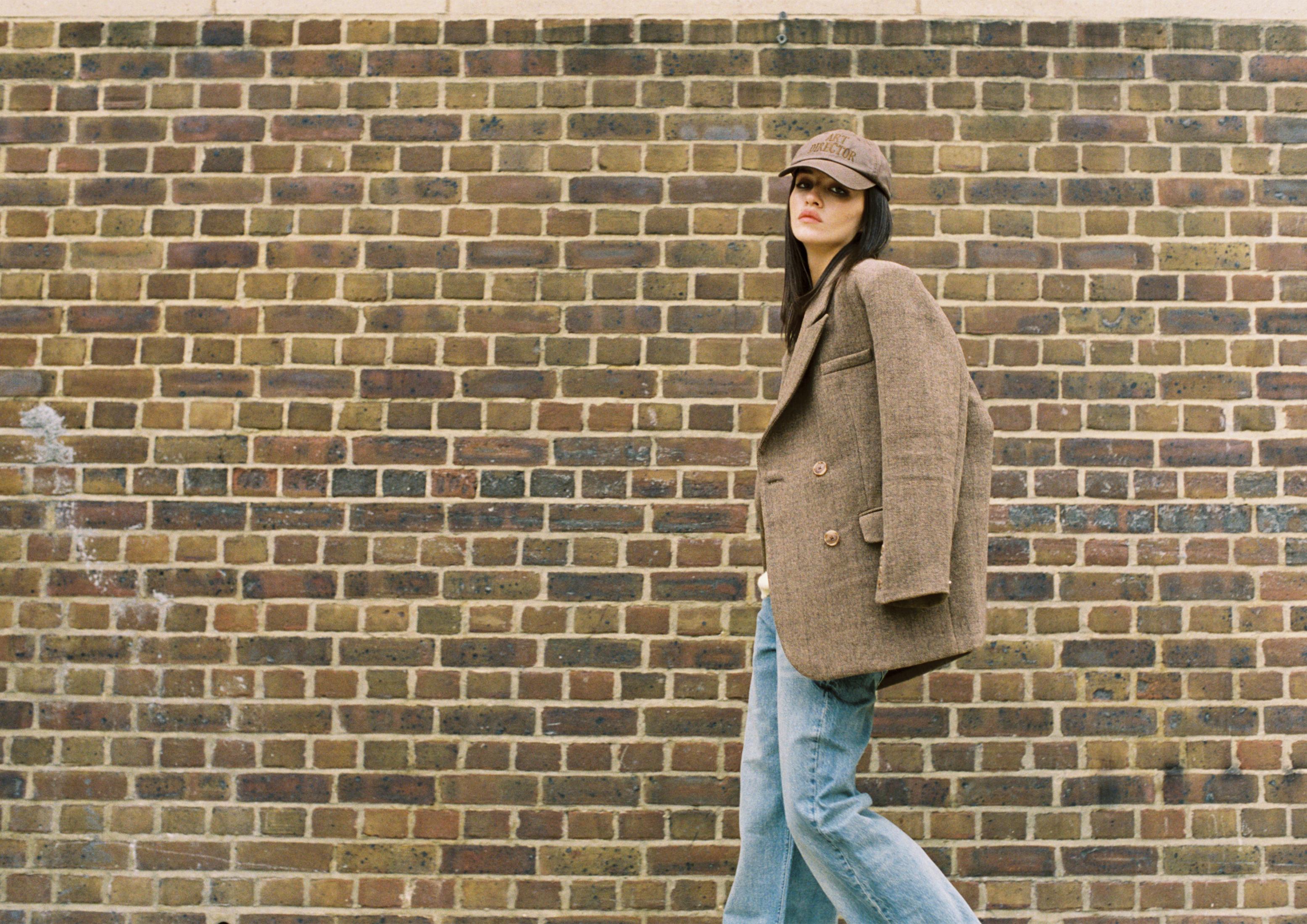 Wide-leg jeans — Brown