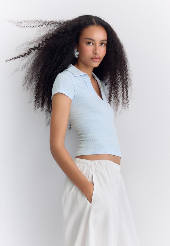 camiseta polo basico seamless