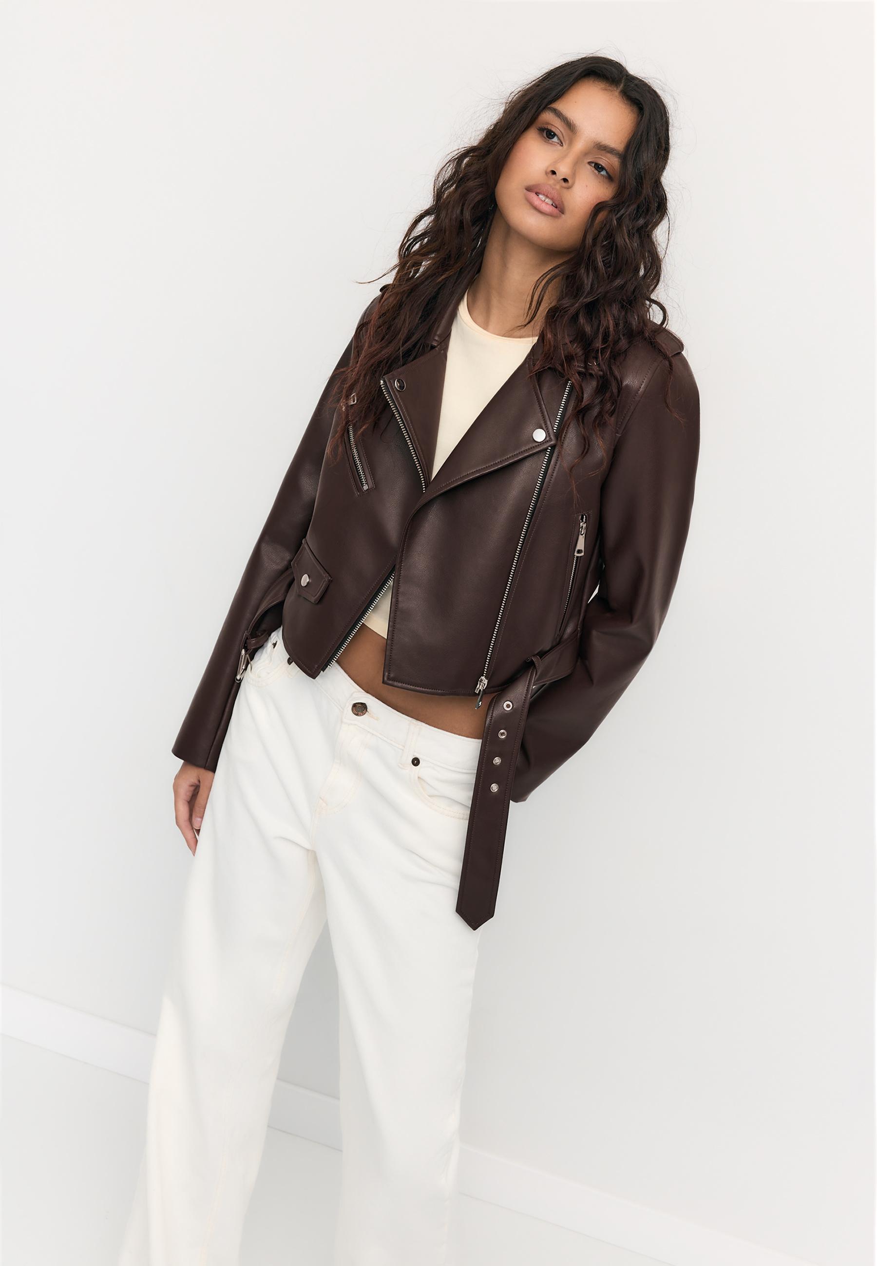 Faux Leather Jackets | Stradivarius Romania